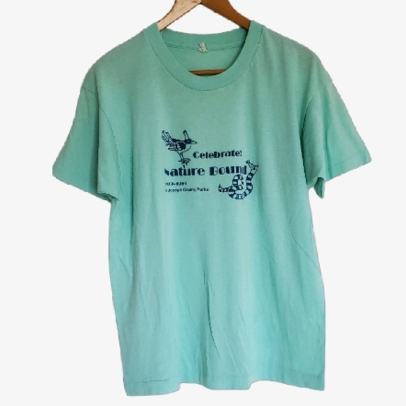 Screen Stars Other - Vintage Retro Screen Stars 50/50 TShirt Graphic Tee Celebrate! Nature Bound